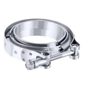 Speedwow Tuning Ev01351s3.0-2 3.0 Inch V Band Clamp Stainless Steel With Flange Flat Mild Steelpcs 2