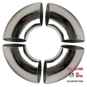 Ss304-2-3.5us Ss304-4-02.5us 2.5 Inch 90 Mandrel Bend Elbow Stainless Steel Od 4 Pcs Ss304-2-3.5us Ss304-4-02.5us 2.5 Inch 90 Mandrel Bend Elbow Stainless Steel Od 4 Pcs