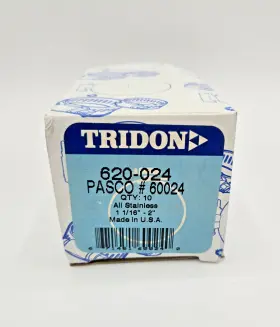 Stainless 620-024 Tridon - Pasco # 60024 Hose Clamps 1-1/16 Inch -2 Qty 10 Made Usa