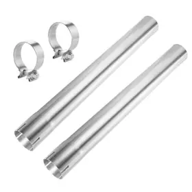 Svulk Askpip-a02 3 Inch Id Exhaust Pipe Stainless Steel Straight Tubing With Clamp
