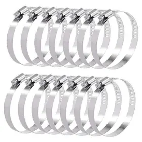 Swpeet S941 Swpeetpcs 2-3inch 52-76mm Hose Clamp 304 Stainless Steel Adjustable 3 Inch 15
