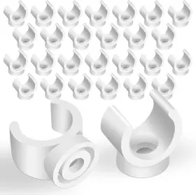 Taiyin 313042924990 200 Pcs 1/2 Inch Pex Clips 16 Mm Pipe Clamps U Hook Support Hang