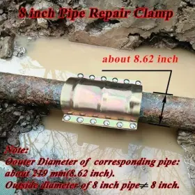 DN200400 TOGETHER WITH LOVE Water Pipe Repair Clamp Outer #3