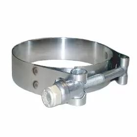 Trident Marine 720-8501 Stainless Steel T-bolt Clamp 3/4 Inch Band - 8.25 Range
