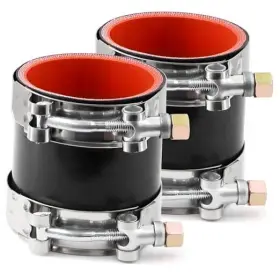 Tuolauthon Ucx1102a 2pcs Id 2-1/2 Inch 63mm High Temperature 4-ply Id2.5 Black&red Tuolauthon Ucx1102a 2pcs Id 2-1/2 Inch 63mm High Temperature 4-ply Id2.5 Black&red
