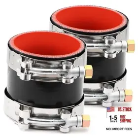 Tuolauthon Ucx1103a 2pcs Id 2-3/4 Inch 70mm High Temperature 4-ply Id2.75 Black&red Tuolauthon Ucx1103a 2pcs Id 2-3/4 Inch 70mm High Temperature 4-ply Id2.75 Black&red
