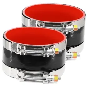 Tuolauthon Ucx1107a 2pcs Id 5 Inch 127mm High Temperature 4-ply Reinforced Id5 Black&red Tuolauthon Ucx1107a 2pcs Id 5 Inch 127mm High Temperature 4-ply Reinforced Id5 Black&red