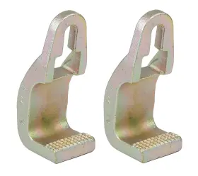 Ucostore 091044646576 2 Pack 2-1/2 Inch Pull Round Hook Clamp Grip Power 3 Ton Silver