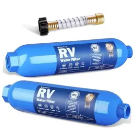 Usasheelife Rwf812 Rv Water Filter 2pack With Flexible Hose Protector Nsf Certified 2 Pack Usasheelife Rwf812 Rv Water Filter 2pack With Flexible Hose Protector Nsf Certified 2 Pack