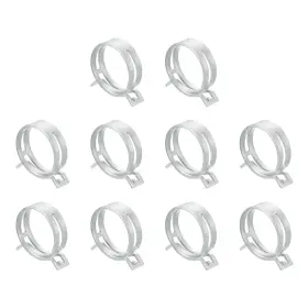 Uxcell 619668250131 5pcs 40mm Spring Band Action Fuel/silicone Vacuum Hose Pipe Clamp Silver Uxcell 619668250131 5pcs 40mm Spring Band Action Fuel/silicone Vacuum Hose Pipe Clamp Silver