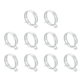 Uxcell 619668250155 5pcs 47mm Spring Band Action Fuel/silicone Vacuum Hose Pipe Clamp Silver Uxcell 619668250155 5pcs 47mm Spring Band Action Fuel/silicone Vacuum Hose Pipe Clamp Silver