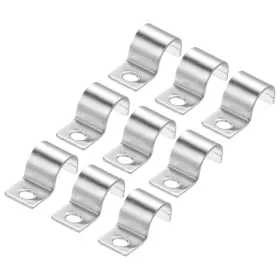 Uxcell 634149383672 80pcs Pipe Strap Fit For 5/16in 8mm 304 Stainless Steel Fixing