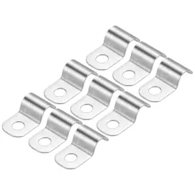 Uxcell 634149383795 40pcs Pipe Strap Fit For 6mm/0.24inch 304 Stainless Steel Fixing