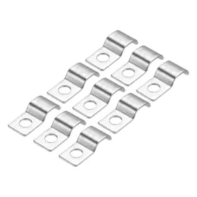 Uxcell 634149383832 20pcs Pipe Strap 304 Stainless Steel Support Fit For 5/16in 8mm