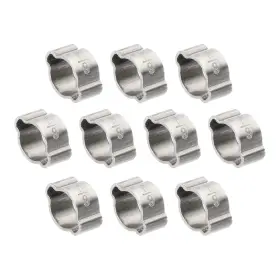 Uxcell 656320852043 10 Pack 7-9mm Double Ear Hose Clamp 304 Stainless Steel O Clip Crimp Rings Uxcell 656320852043 10 Pack 7-9mm Double Ear Hose Clamp 304 Stainless Steel O Clip Crimp Rings
