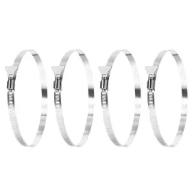 Uxcell 672668677476 6-1/2 Inch Stainless Steel Hose Clamp 4 Pcs 155-178mm 6.2-7.1inch Key Type Uxcell 672668677476 6-1/2 Inch Stainless Steel Hose Clamp 4 Pcs 155-178mm 6.2-7.1inch Key Type