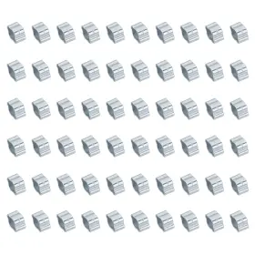 Uxcell 688391512397 60pack 5-7mm Double Ear Hose Clamp Galvanized Steel O Clip Crimp Ring