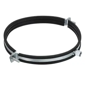 724117266158 UXCELL Split Ring Pipe Hanger Zinc Iron Wall