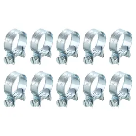 Uxcell 745060596765 10pcs Mini Fuel Line Pipe Hose Clamp Clip Adjustable 19-21mm Zinc Plated Uxcell 745060596765 10pcs Mini Fuel Line Pipe Hose Clamp Clip Adjustable 19-21mm Zinc Plated
