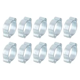 745060808516 UXCELL Double Ear Hose Clamps Iron Zinc 745060808516 UXCELL Double Ear Hose Clamps Iron Zinc
