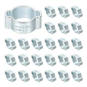 Uxcell 783243986606 36pcs Double Ear Hose Clamp 11-13mm Zinc Plated Steel O Clip Crimp Uxcell 783243986606 36pcs Double Ear Hose Clamp 11-13mm Zinc Plated Steel O Clip Crimp