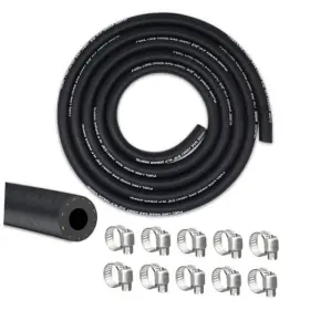 Vwtni 614158510955 5/16 Fuel Hose 10 Feet Nbr Rubber Gasoline Tube With Inch 10ft Clamps Vwtni 614158510955 5/16 Fuel Hose 10 Feet Nbr Rubber Gasoline Tube With Inch 10ft Clamps