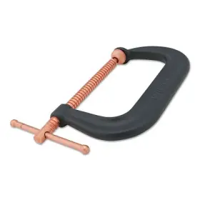 Wilton 14229 Spark-duty 400p/400cs Hi-vis C-clamp Sliding Pin 2-1/2 In Throat Depth Gray