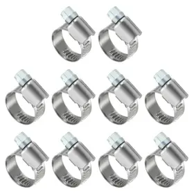 Workkyma 251113wkm000403f Pack Stainless Steel Hose Clamps Adjustable Range 0.83 Inch To1.5 21-38mm 10