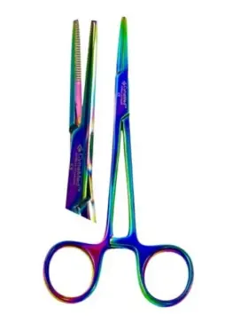 KELL-01 WSI Straight Hemostat Forceps Locking Clamps Steel