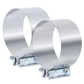 Wtsb 641837913394 4 Inch Exhaust Clamp Butt Joint Muffler Pipe Band 2 Pcs Wtsb 641837913394 4 Inch Exhaust Clamp Butt Joint Muffler Pipe Band 2 Pcs