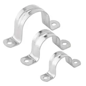 Xm 783903329590 25pcs M25 Stainless Steel Rigid Pipe Strap For 1 Inch Hose Od 2 Holes 25mm