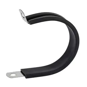 Xm Hu-xi-161 12 Pack 1.25 Inch Rubber Cushioned Stainless Steel Cable Clamp Hose Xm Hu-xi-161 12 Pack 1.25 Inch Rubber Cushioned Stainless Steel Cable Clamp Hose