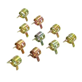 Yd-1 Yd-ygj09 Id 0.35 Inch 9mm Spring Line Band Clip Fuel Vacuum Hose Clamp Pack Of 10