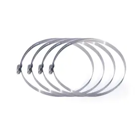 Yongxuan 445042570594 Adjustable Stainless Steel Worm Gear Hose Clamps Water Pipe 4 Pcs 12 Inc