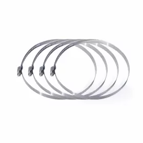 Yongxuan 78-101-311-4 Adjustable Stainless Steel Worm Gear Hose Clamps Water Pipe 4 Pcs 10