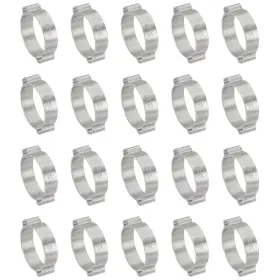 Zaplyte 619668420169 20pack 28-31mm Double Ear Hose Clamp 304 Stainless Steel O Clip Crimp Rings Zaplyte 619668420169 20pack 28-31mm Double Ear Hose Clamp 304 Stainless Steel O Clip Crimp Rings
