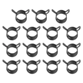 Zaplyte 680520208126 15 Pack Spring Band Hose Pipe Clamps For 15-17mm Od Black