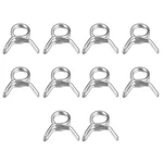Uxcell Double Wire Spring Hose Clamp, 10pcs 304 Stainless Steel 5mm, Silver. Fixed Price $10.22.