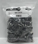 Cambridge 100 Count Contractor Pack 3/4" Plastic Half Clamp With Screw - New. Fixed Price $9.87.
