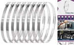 Swpeetpcs 6-7inch (155-17mm) Hose Clamp 304 Stainless Steel Adjustable 7 Inch 8. Fixed Price $20.49.