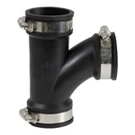 Everflow 2 Inch Flexible Pvc Tee Coupling With Stainless Steel Clamps. Fixed Price $13.79.