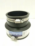 Everflow 4 X 3 Inch Flexible Reducing Pvc Coupling With Stainless Steel Clamps. Fixed Price $9.99.