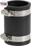 6i46 Flexible Pvc Coupling With Stainless Steel Clamps, 1.9" Inner Diameter For. Fixed Price $20.51.