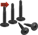 Uxcell Phillips Head Self Tapping Screws, #8 X 1" Carbon Steel Drilling Sh. Fixed Price $19.62.