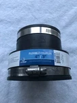 Everflow 4 X 3 Inch Flexible Reducing Pvc Coupling With Stainless Steel Clamps. Fixed Price $5.49.