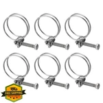 Uxcell 6pcs Double Wire Hose Clamp 36-40mm. Fixed Price $20.00.