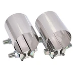 2 Inch Exhaust Clamps, 2" Lap Joint Butt T304 Stainless Steel.... Fixed Price $24.78.