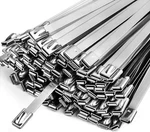 Metal Zip Ties,100 Pcs 11.8 Inch,304 Stainless Steel Ties Multi-purpose M.... Fixed Price $22.17.