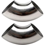 3 Inch Ss304 Stainless Steel 90 Exhaust Elbow Pipe - 2 Pack, Durable & Polished. Fixed Price $37.79.