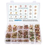Ocr 260 Pcs 625mm Fuel Line Hose Spring Clip Clamps Fasteners Silicone Vacuum.... Fixed Price $33.92.